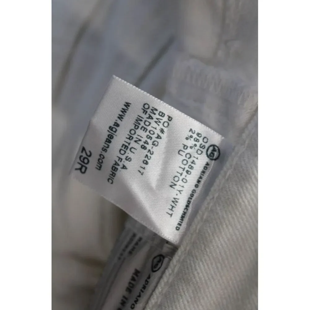 Adriano Goldschmied Womens Cotton Zip Button Lined Shorts White Size EUR 29 - Picture 5 of 7